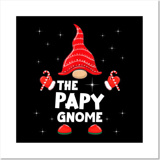 The Papy Gnome Matching Family Christmas Pajama Wall Art by Foatui